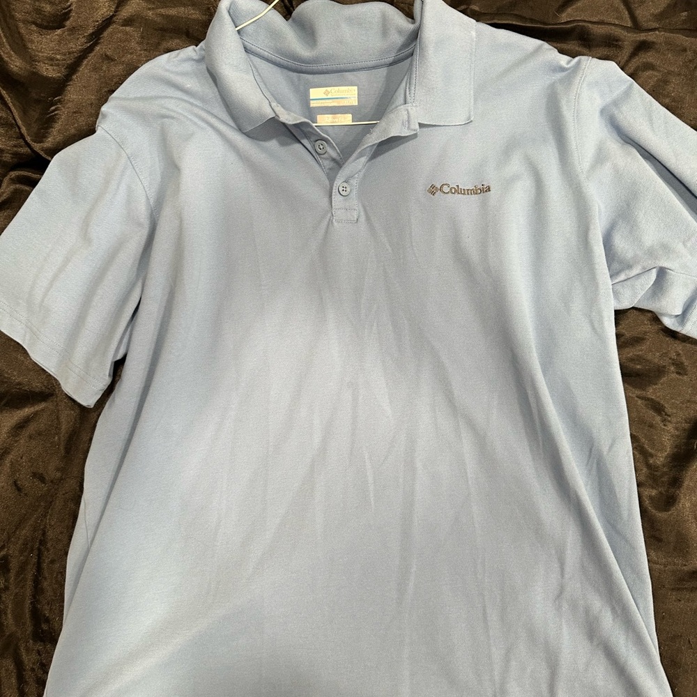 Columbia Men's Sky Blue Polo Shirt